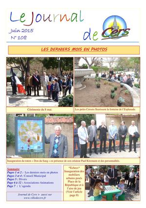 JOURNAL DE CERS  - JUIN 2015