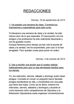 Redacciones