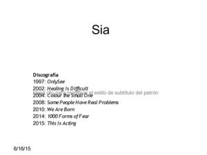 Sia
