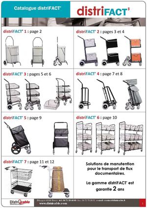 Catalogue distriFACT' 2015 - Chariots courrier