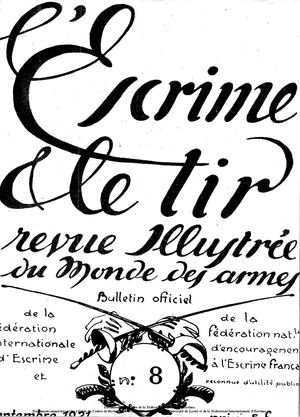 1921 08 Esc Et Tir Sept