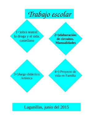 revista trabajo escolar