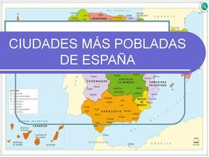 Ciudades Más Pobladas De España
