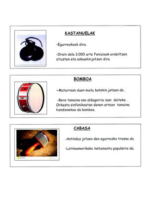 Perkusiozko Musika Tresnak 4B