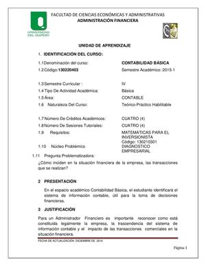 Contabilidad Básica Semuno2015