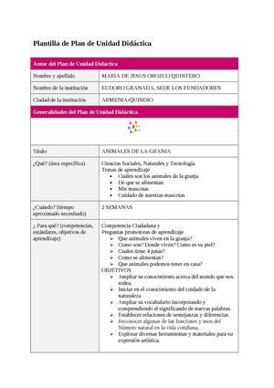 Plantilla De Plan De Unidad Didáctica Simple (1)