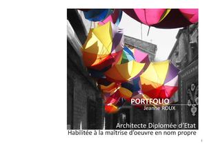 Portfolio Jeanne Roux