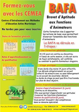 Brochure BAFA
