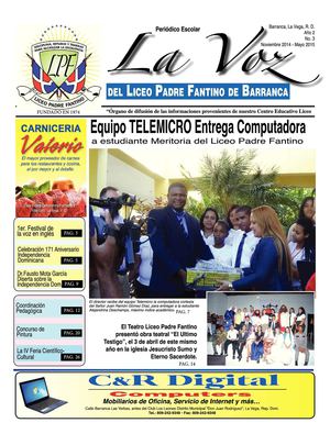La Voz del Liceo Padre Fantino de Barranca #3