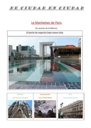 "De ciudad en ciudad", 4°5: Journal Numérique bilingue,  2014-2015