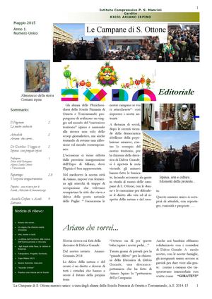 Le Campane Di S Ottone, Giornalino Per Avvenire Definitivo 1