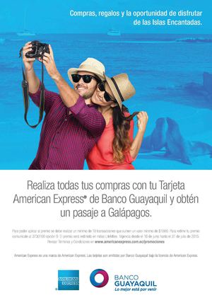 TÉRMINOS Y CONDICIONES DE PROMOCIÓN VIAJE A GALAPAGOS AMERICAN EXPRESS