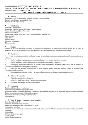 Análisis Fílmico La Ola