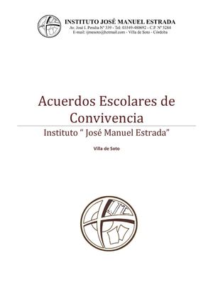 Acuerdo de Convivencia Ijme