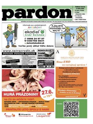 Pardon Topoľčany 25/2015