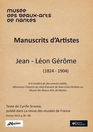 Jean-Léon Gérome au Musée des Beaux - Arts de Nantes
