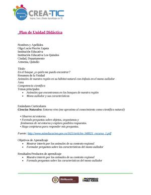 Unidad Didáctica Completa