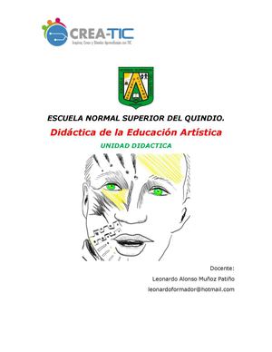 Plan De Unidad Didáctica Arte