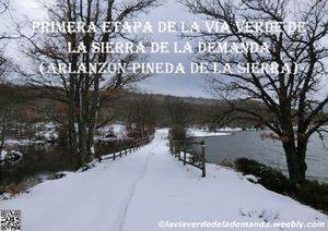 Triptico de la Vía Verde de la Sierra de la Demanda