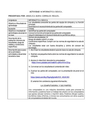 Partes de la Computadora