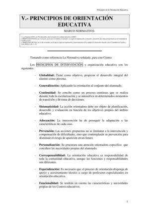 V Principios De Orientacion Educativa R 14 Fusion