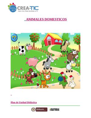 Unidad Didáctica Los Animales Domesticos