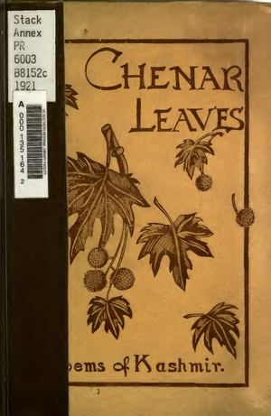Chenar Leaves- Poems Of Kashmir