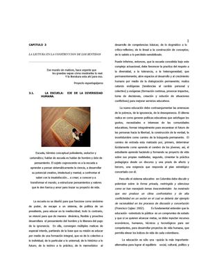 La Lectura En La Construccion De Los Sentidos