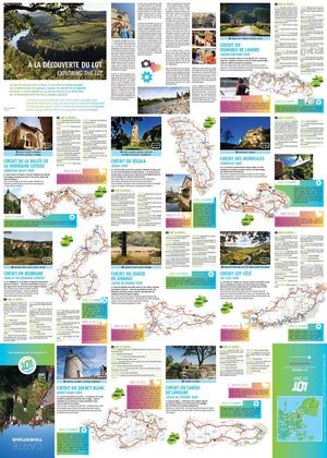 Lot Carte Touristique 2015