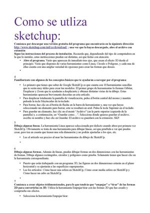 Como Se Utliza Sketchup