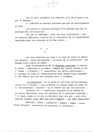 S'ouvrir à Ce Qui Nous Dépasse.1988