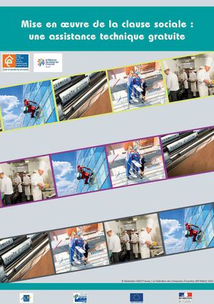 Plaquette d'illustration des Clauses Sociales sur le Pays Auray 2014