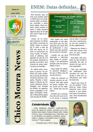 Jornal Francisco De Moura 10ª Edição