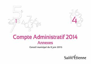 Compte Administratif 2014 Tome 2 - Ville de Saint-Étienne