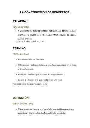Conceptos