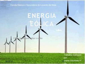 Energia Eólica Joana E Leonor 8ºd