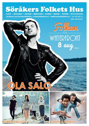 Söråkers Folkets Hus Flygblad Juni-Aug 2015