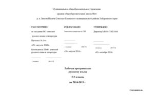 Рабочая программа Харисовой