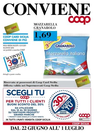 Volantino Coop Sicilia 22 Giugno Al 1 Luglio