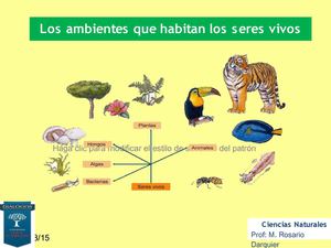 Los Seres Vivos-Ambientes
