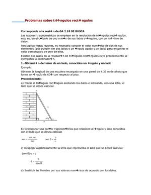 Problemas Sobre Triangulos