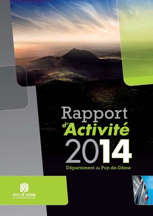 Conseil départemental du Puy-de-Dôme - Rapport d'activite 2014