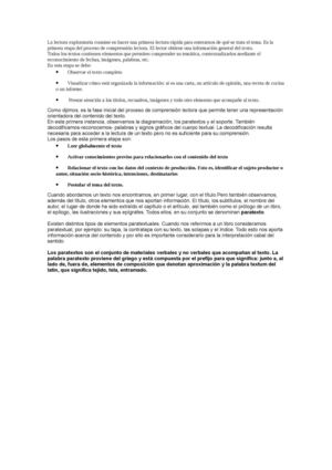 La Lectura Exploratoria Consiste En Hacer Una Primera Lectura Rápida Para Enterarnos De Qué Se Trata El Tema