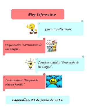 Blog Informativo sobre la "Prevencion de las Drogas".