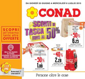 Volantino Conad Sardegna Dal 25 Giugno Al 8 Luglio