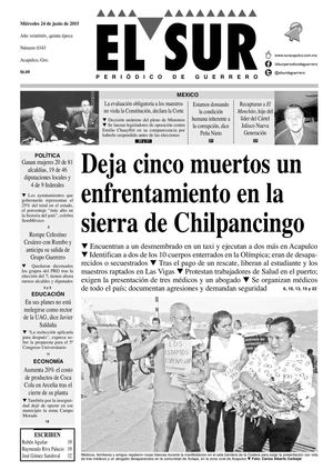 El Sur Miercoles 24062015