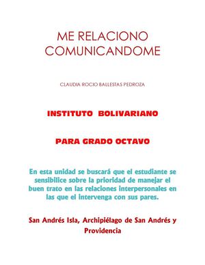 Me Relaciono Comunicandome