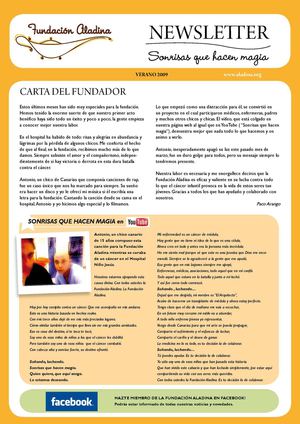 Newsletter #06 Fundación Aladina