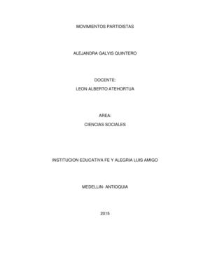 Movimientos Partidistas 2