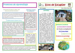 Periodico Escolar Ecos De Escaguey Listo